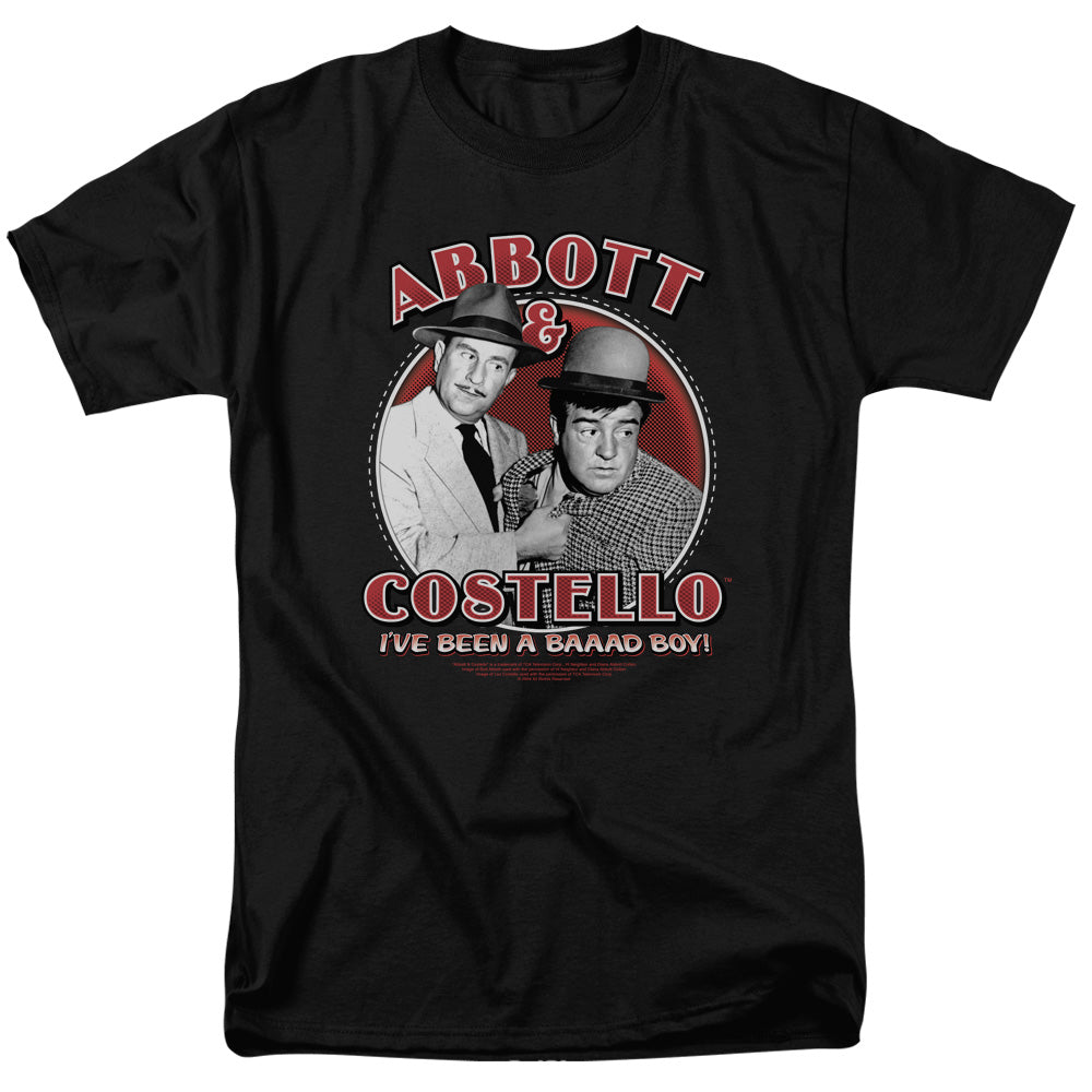 ABBOTT & COSTELLO/BAD BOY - S/S ADULT 18/1 - BLACK