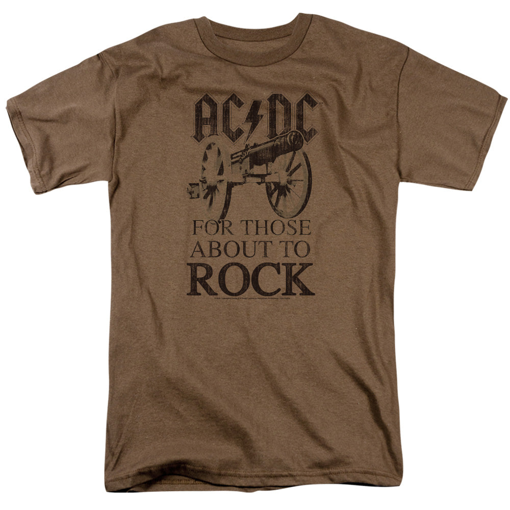 ACDC/FOR THOSE ABOUT TO ROCK - S/S ADULT 18/1 - SAFARI GREEN
