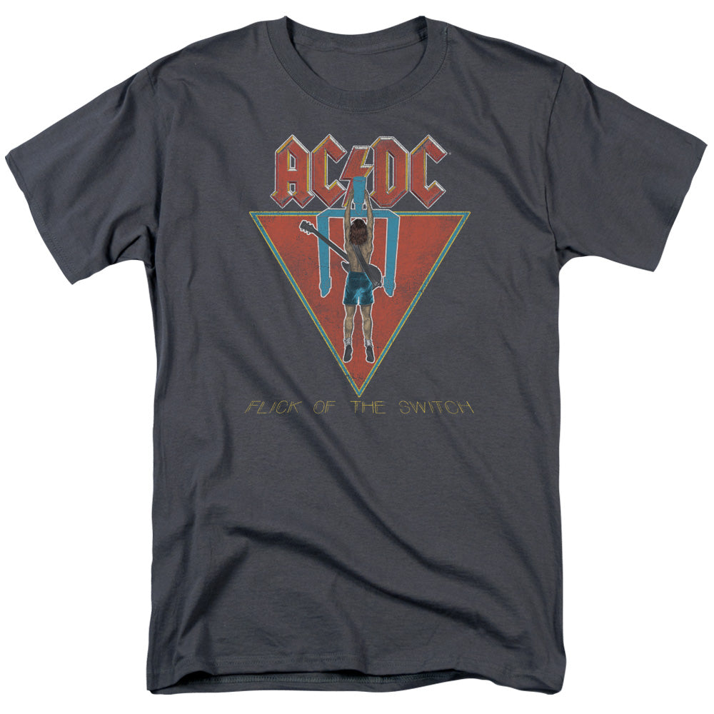 ACDC/FLICK OF THE SWITCH - S/S ADULT 18/1 - CHARCOAL
