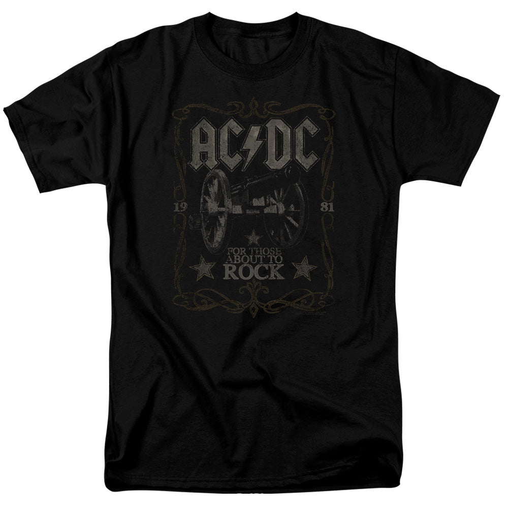 ACDC/ROCK LABEL - S/S ADULT 18/1 - BLACK