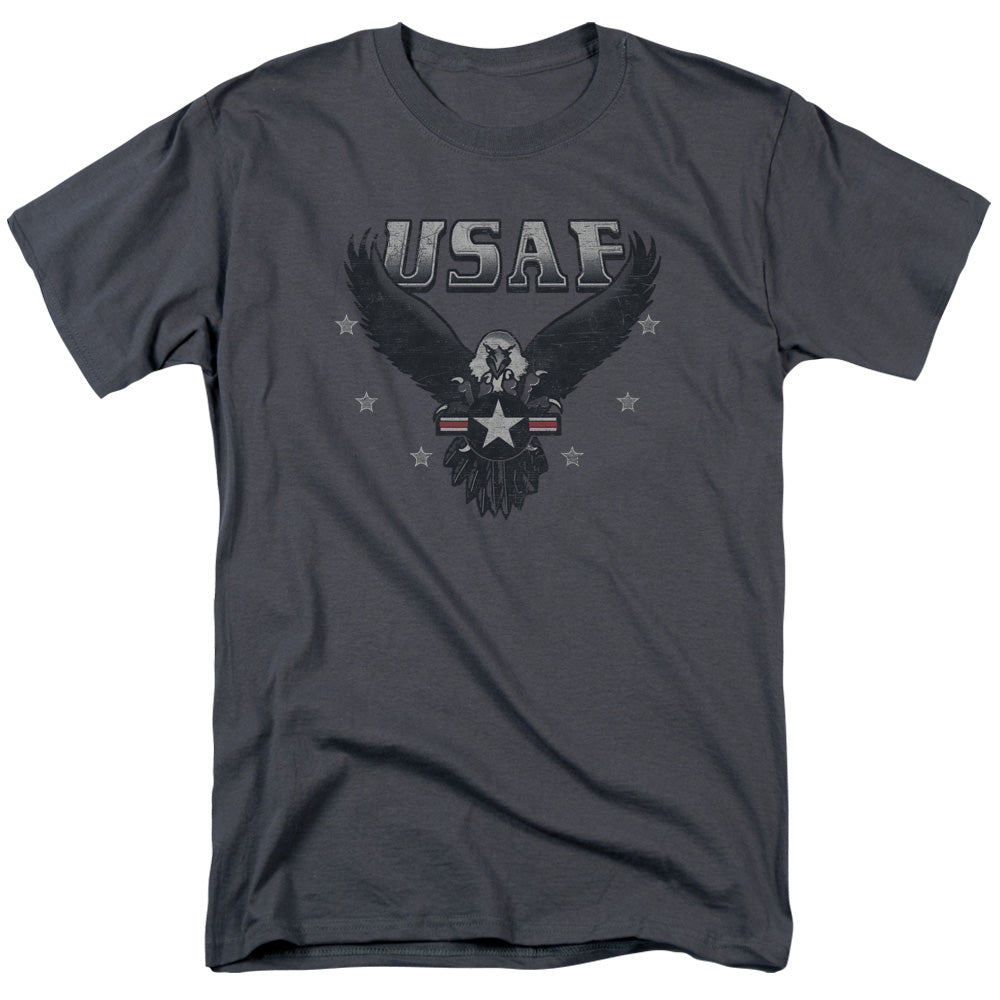 AIR FORCE/INCOMING - S/S ADULT 18/1 - CHARCOAL