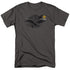 ARMY/LEFT CHEST - S/S ADULT 18/1 - CHARCOAL