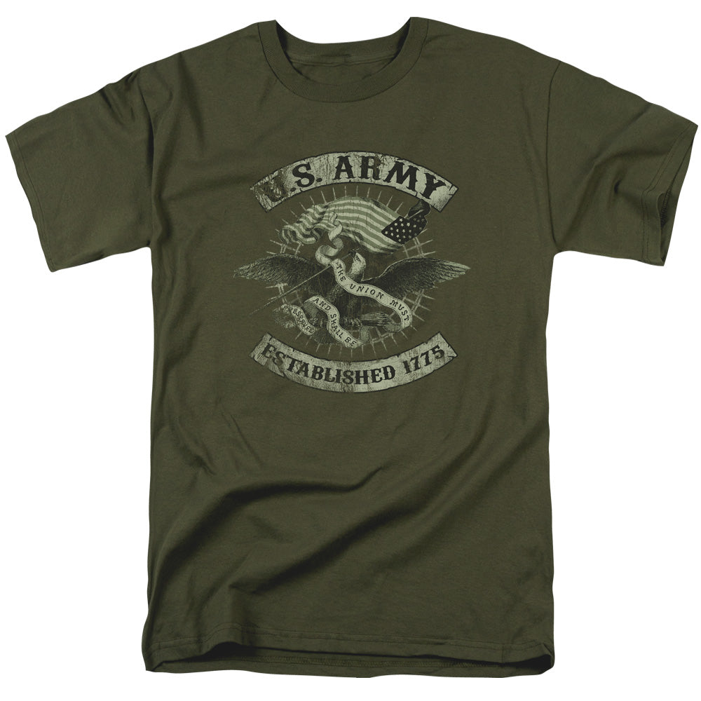 ARMY/UNION EAGLE - S/S ADULT 18/1 - MILITARY GREEN