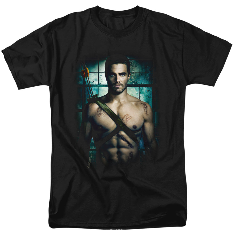 ARROW TV SERIES/SHIRTLESS - S/S ADULT 18/1 - BLACK