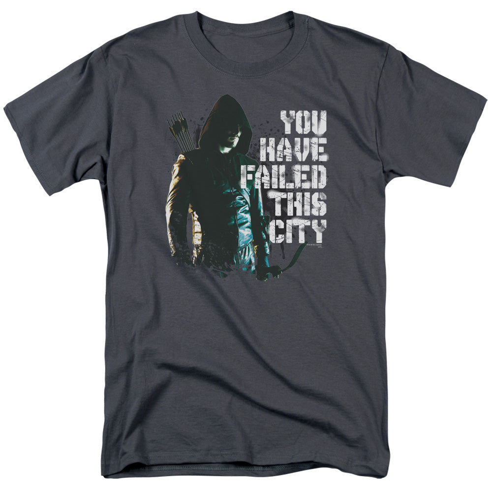 ARROW TV SERIES/YOU HAVE FAILED - S/S ADULT 18/1 - CHARCOAL