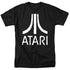 ATARI/ROUGH LOGO - S/S ADULT 18/1 - BLACK