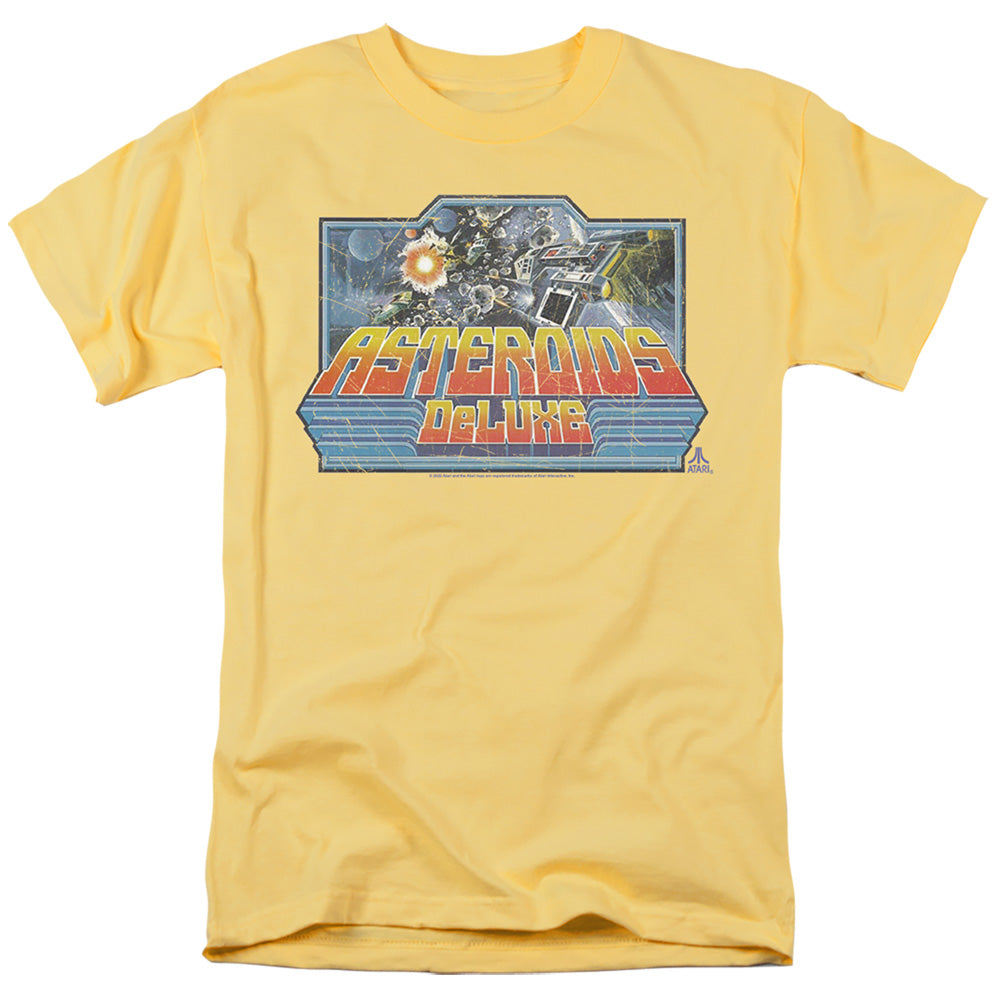 ATARI/ASTEROIDS DELUXE - S/S ADULT 18/1 - BANANA