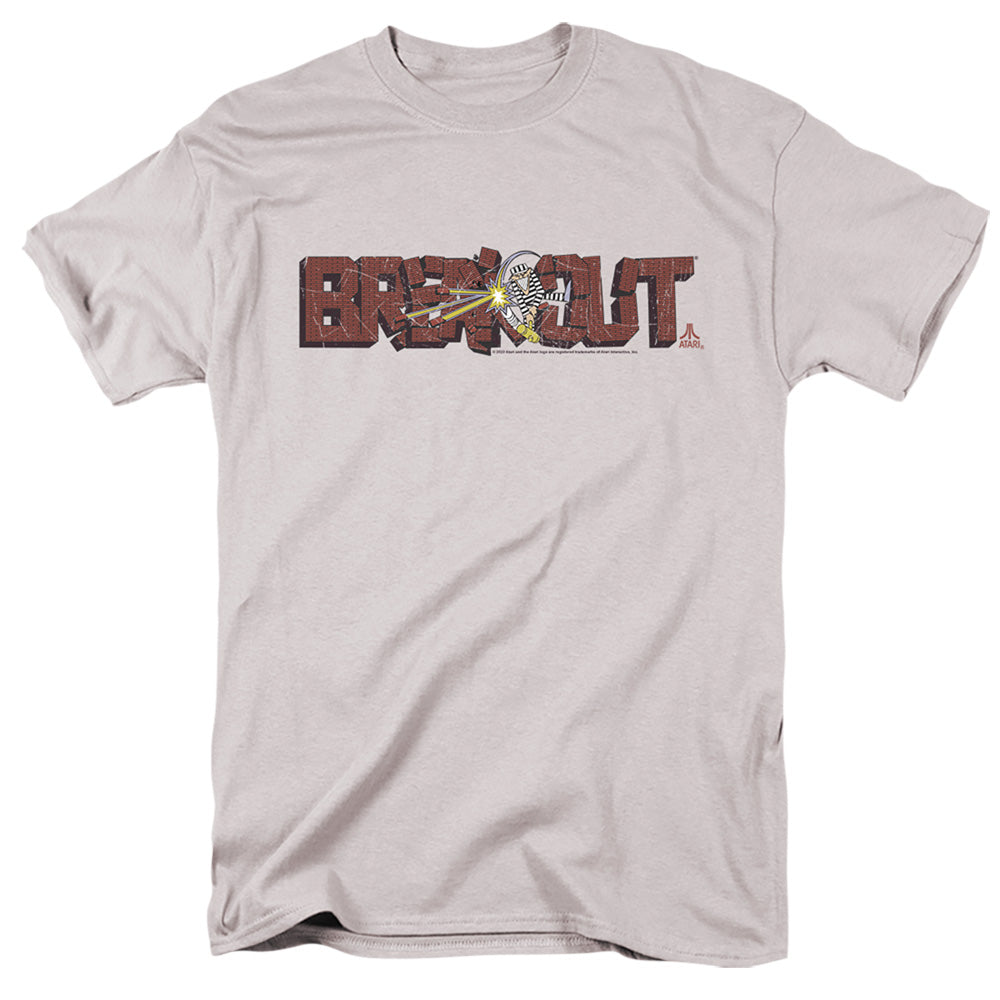 ATARI/BREAKOUT DISTRESSED - S/S ADULT 18/1 - SILVER