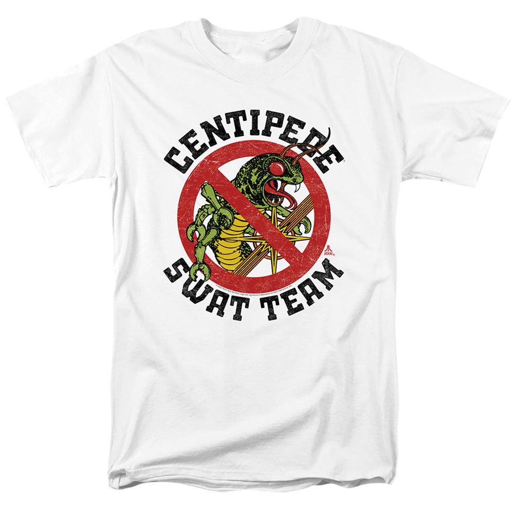ATARI/CENTIPEDE SWAT TEAM - S/S ADULT 18/1 - WHITE