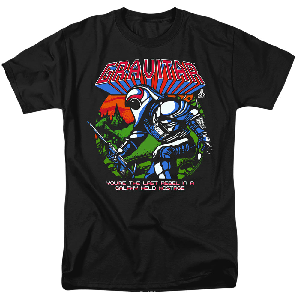 ATARI/GRAVITAR LAST REBEL - S/S ADULT 18/1 - BLACK