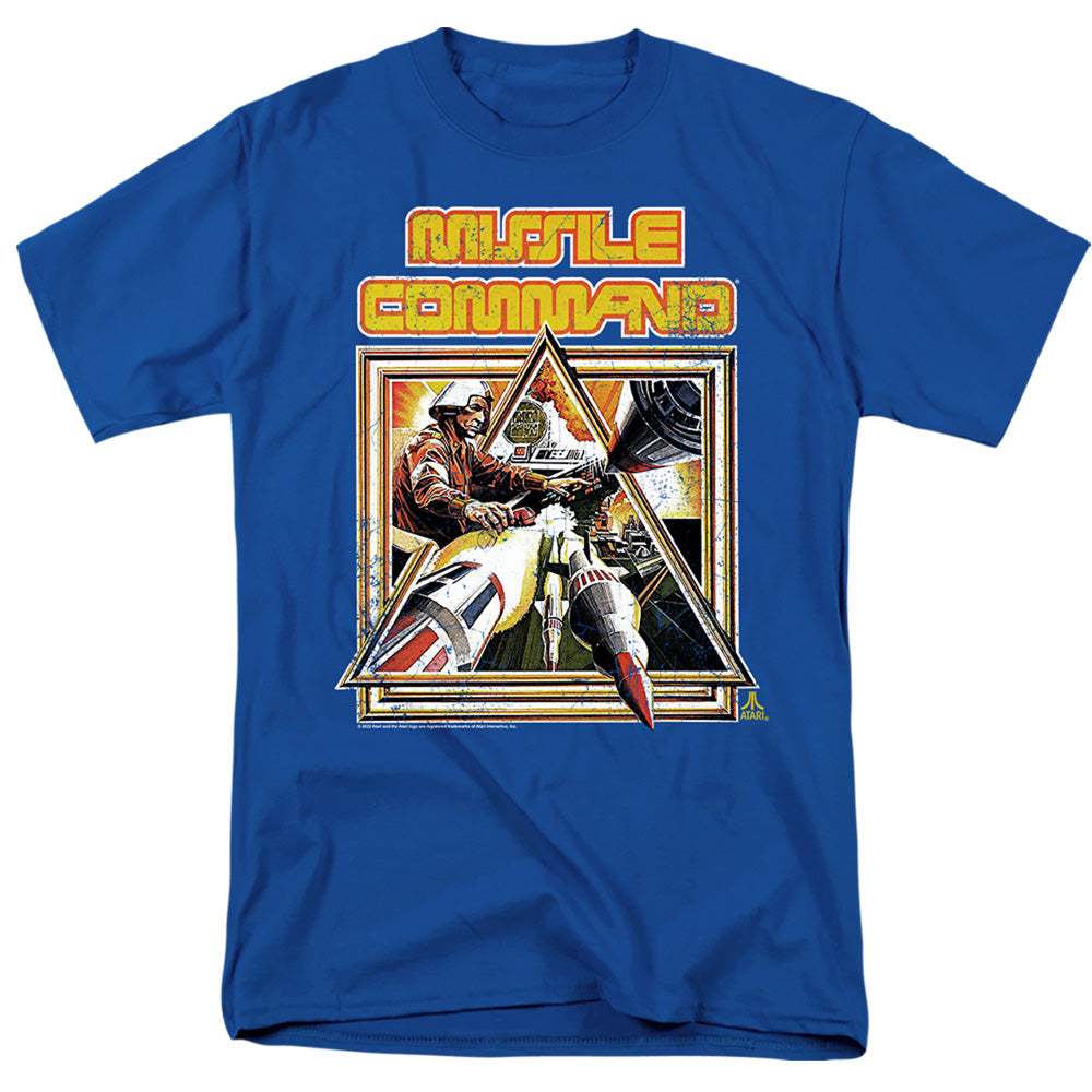 ATARI/MISSLE COMMAND COMMANDER - S/S ADULT 18/1 - ROYAL BLUE
