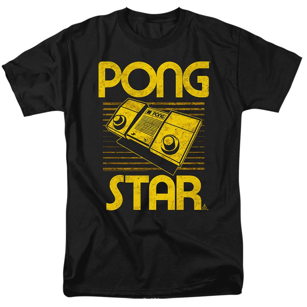 ATARI/PONG STAR - S/S ADULT 18/1 - BLACK