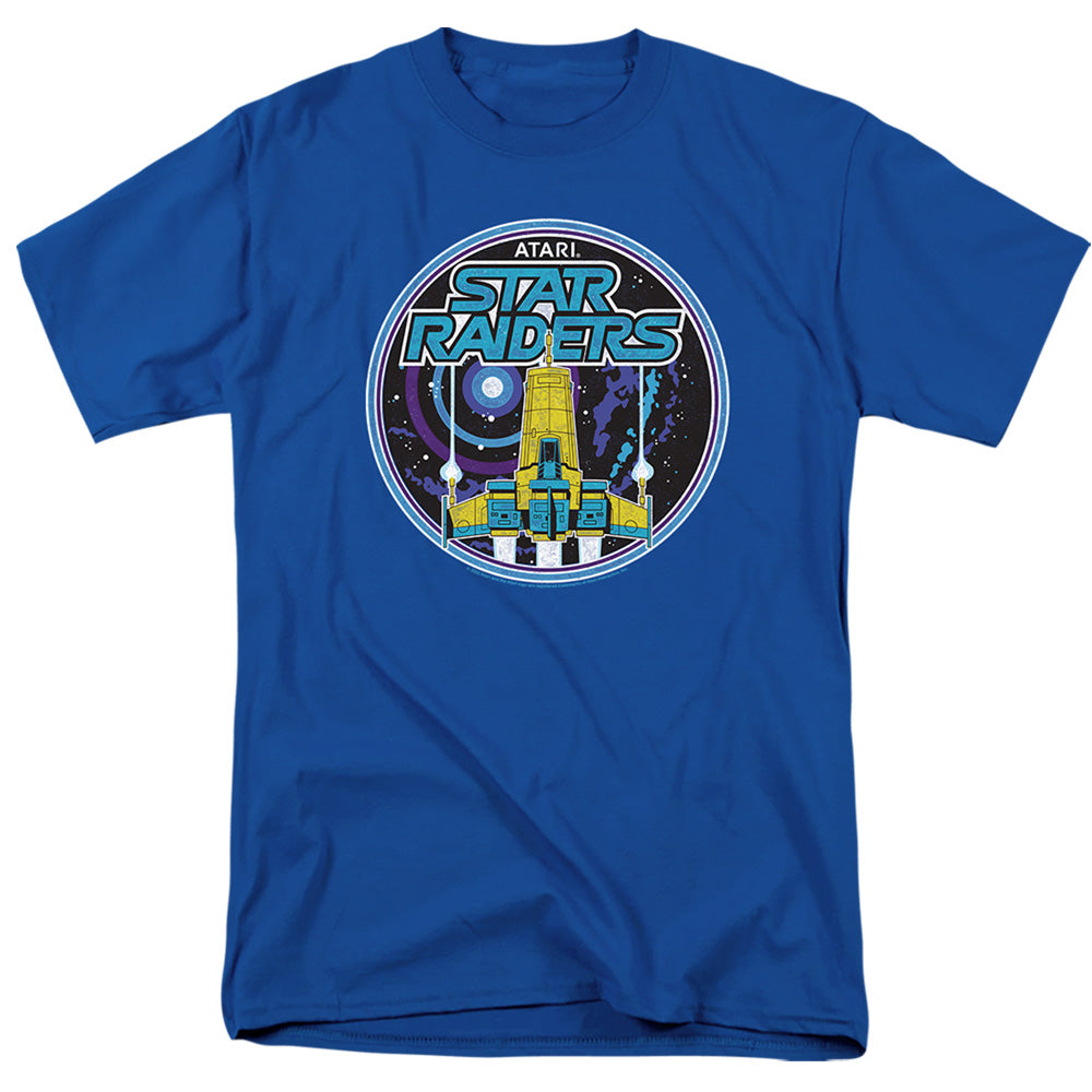 ATARI/STAR RAIDERS BADGE - S/S ADULT 18/1 - ROYAL BLUE
