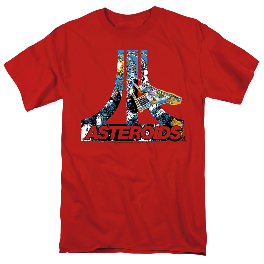 ATARI/ASTEROIDS ATARI - S/S ADULT 18/1 - RED