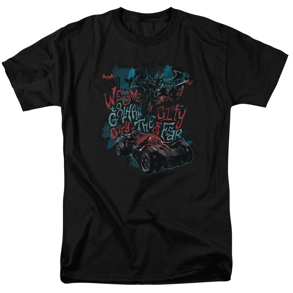 BATMAN ARKHAM KNIGHT/CITY OF FEAR - S/S ADULT 18/1 - BLACK
