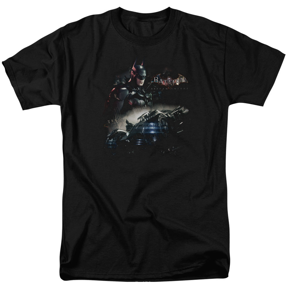 BATMAN ARKHAM KNIGHT/KNIGHT RIDER - S/S ADULT 18/1 - BLACK