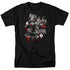 BATMAN ARKHAM KNIGHT/HARLEY QUINN DICE - S/S ADULT 18/1 - BLACK