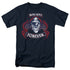 BON JOVI/FOREVER SKULL - S/S ADULT 18/1 - NAVY
