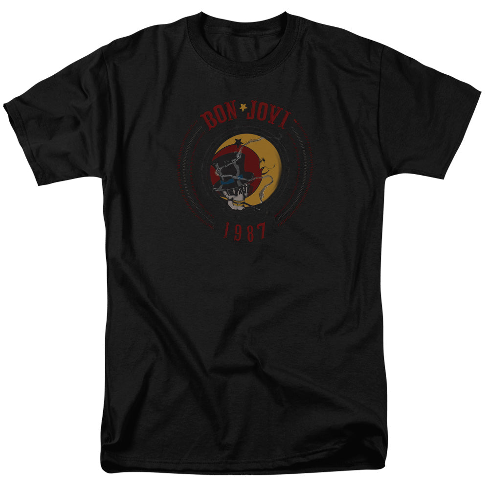 BON JOVI/1987 - S/S ADULT 18/1 - BLACK