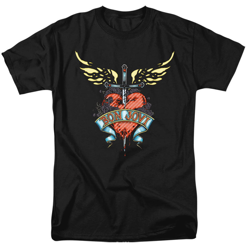 BON JOVI/DAGGERED - S/S ADULT 18/1 - BLACK