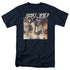 BON JOVI/RUNAWAY JON - S/S ADULT 18/1 - NAVY