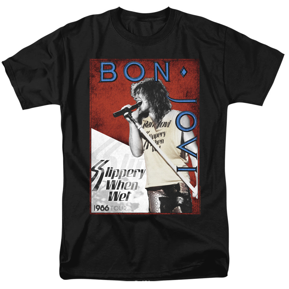 BON JOVI/86 TOUR - S/S ADULT 18/1 - BLACK