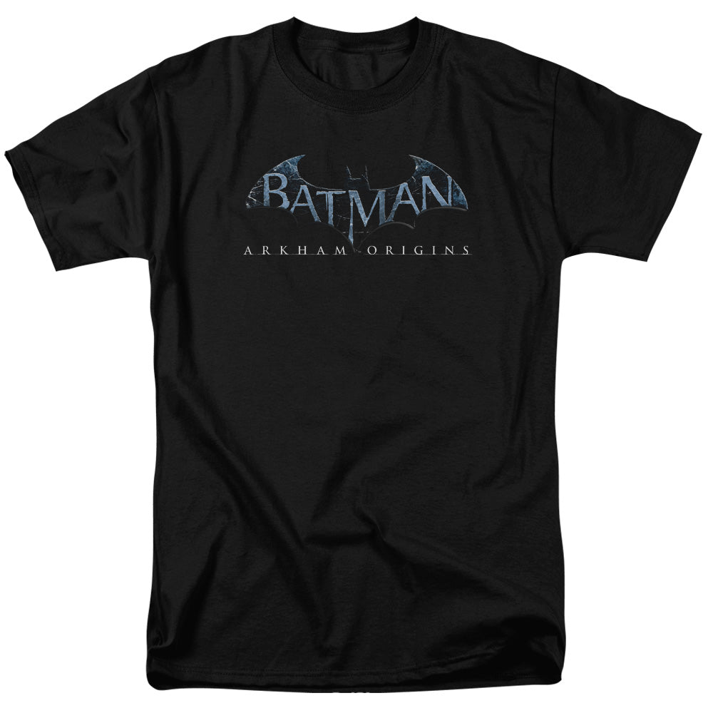 BATMAN ARKHAM ORIGINS/LOGO - S/S ADULT 18/1 - BLACK