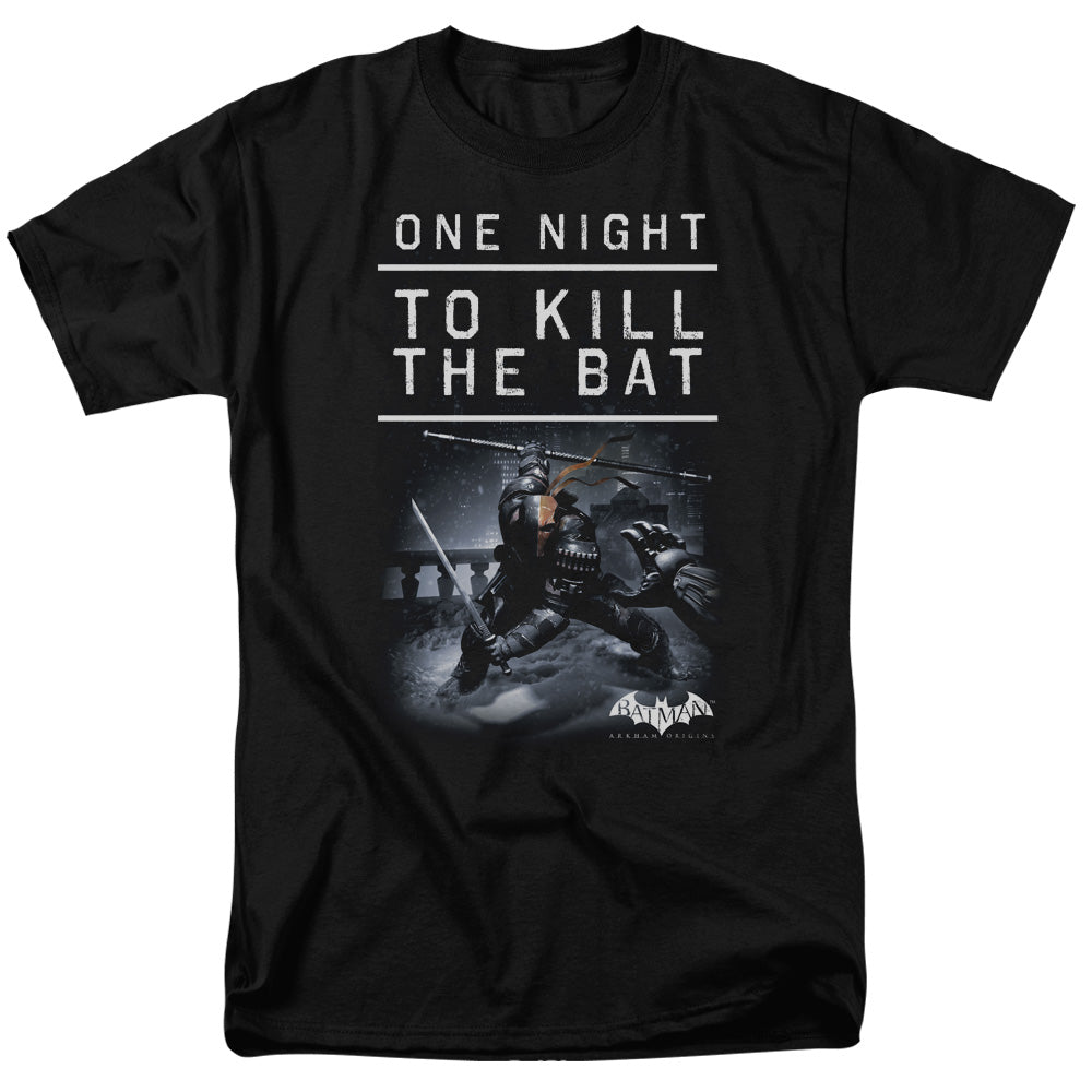 BATMAN ARKHAM ORIGINS/ONE NIGHT - S/S ADULT 18/1 - BLACK