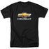 CHEVROLET/CHEVY BOWTIE STACKED - S/S ADULT 18/1 - BLACK