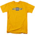 CHEVROLET/BLUE AND GOLD VINTAGE BOWTIE - S/S ADULT 18/1 - GOLD