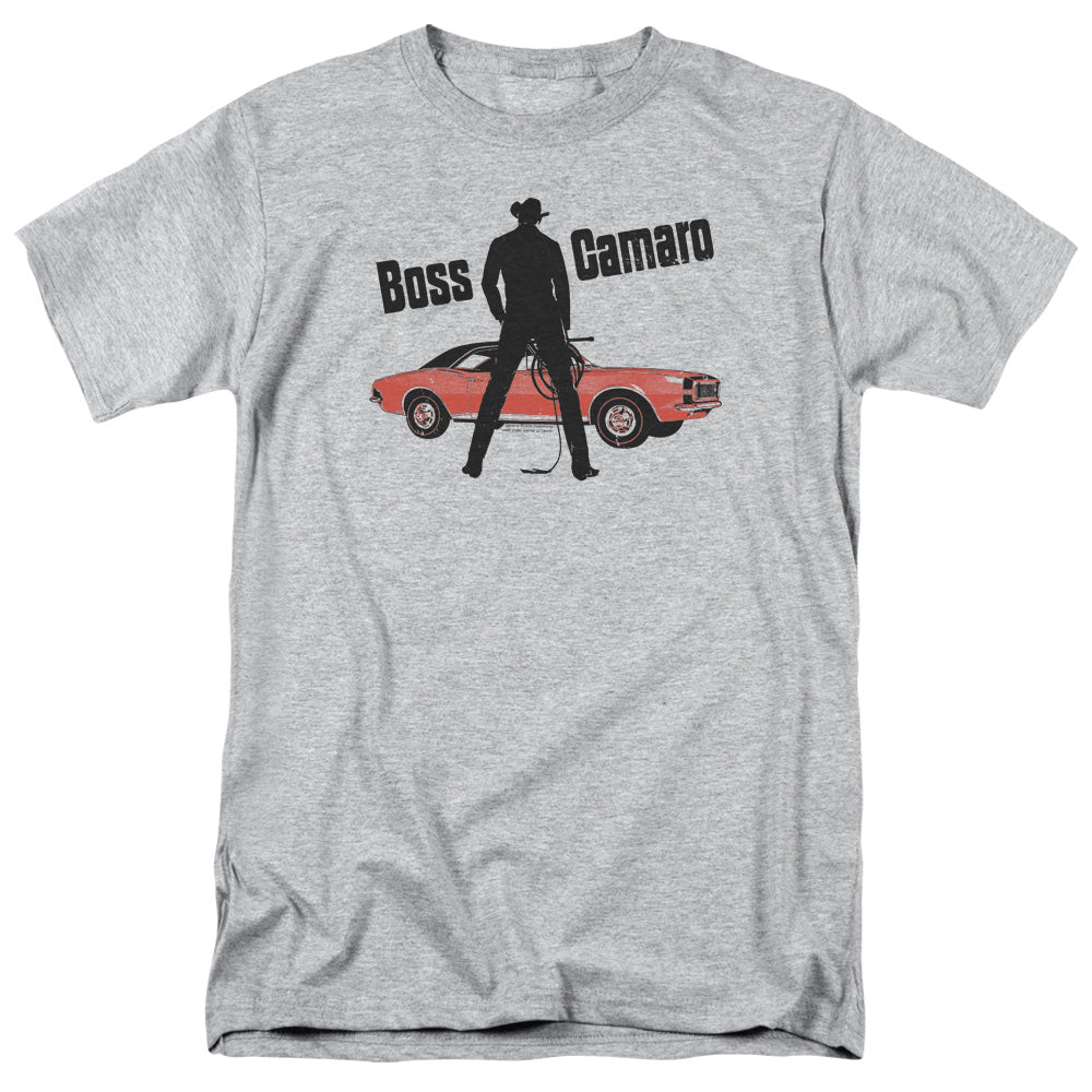 CHEVROLET/BOSS CAMARO - S/S ADULT 18/1 - ATHLETIC HEATHER