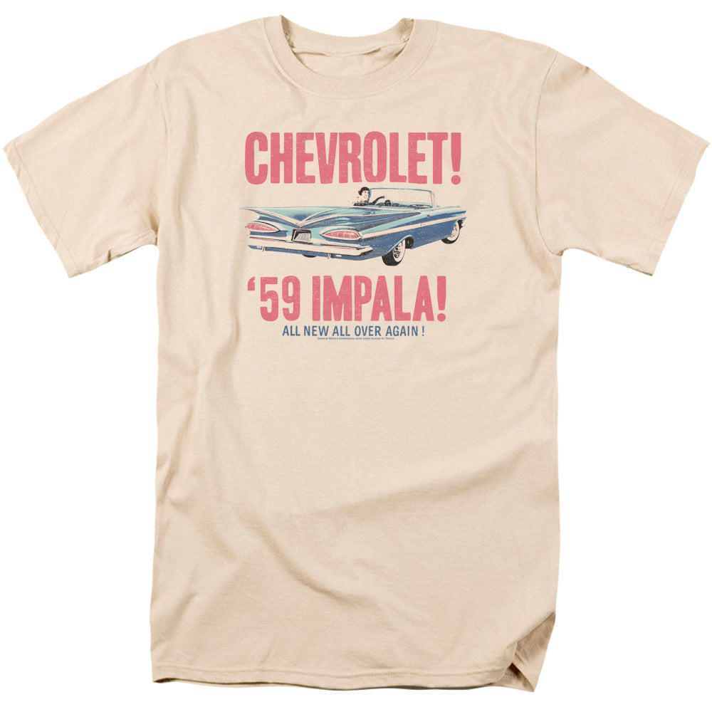 CHEVROLET/59 IMPALA - S/S ADULT 18/1 - CREAM
