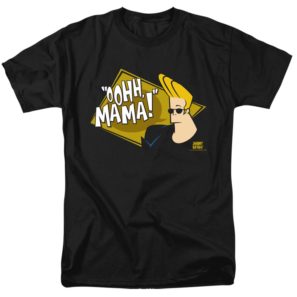 JOHNNY BRAVO/OOHH MAMA - S/S ADULT 18/1 - BLACK