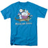 REGULAR SHOW/SURROUNDING BENSON - S/S ADULT 18/1 - CAROLINA BLUE