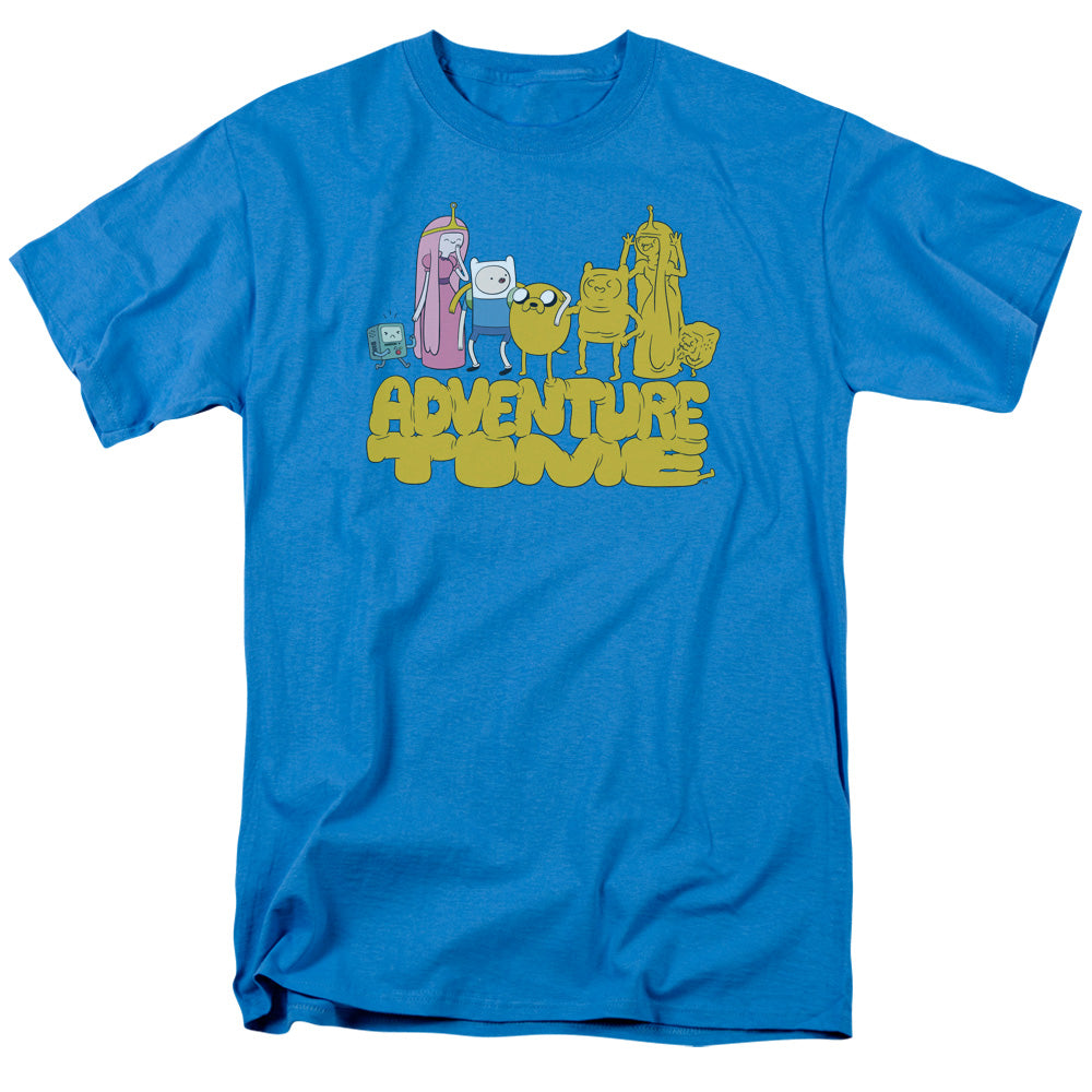 ADVENTURE TIME/JAKES FRIENDS - S/S ADULT 18/1 - TURQUOISE
