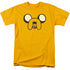 ADVENTURE TIME/JAKE HEAD - S/S ADULT 18/1 - GOLD