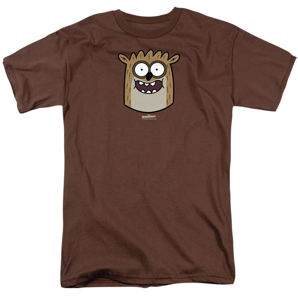 REGULAR SHOW/RIGBY - S/S ADULT 18/1 - COFFEE
