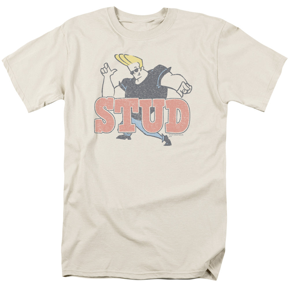 JOHNNY BRAVO/STUD - S/S ADULT 18/1 - CREAM
