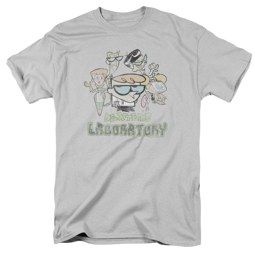 DEXTERS LABORATORY/VINTAGE CAST - S/S ADULT 18/1 - SILVER