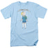 ADVENTURE TIME/FIONNA & CAKE - S/S ADULT 18/1 - LIGHT BLUE