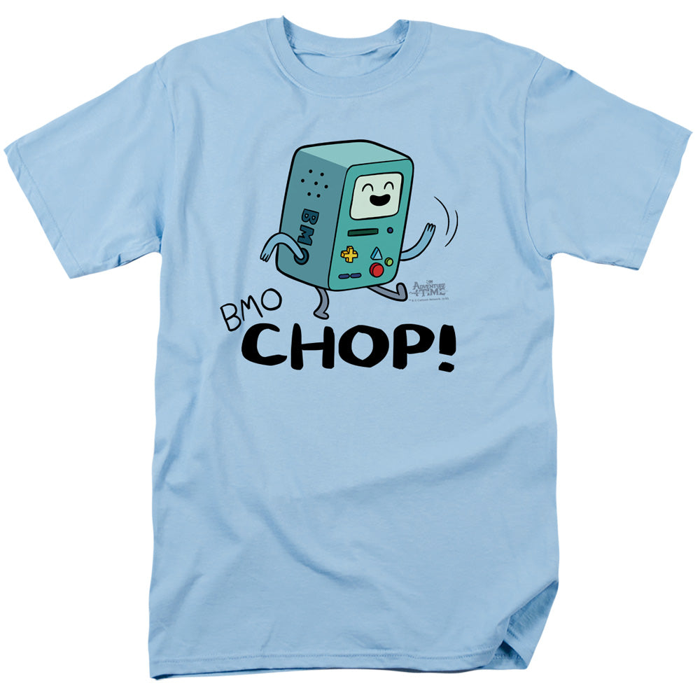 ADVENTURE TIME/BMO CHOP - S/S ADULT 18/1 - LIGHT BLUE