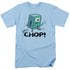 ADVENTURE TIME/BMO CHOP - S/S ADULT 18/1 - LIGHT BLUE