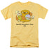 ADVENTURE TIME/WORLDS GREATEST DAD - S/S ADULT 18/1 - BANANA