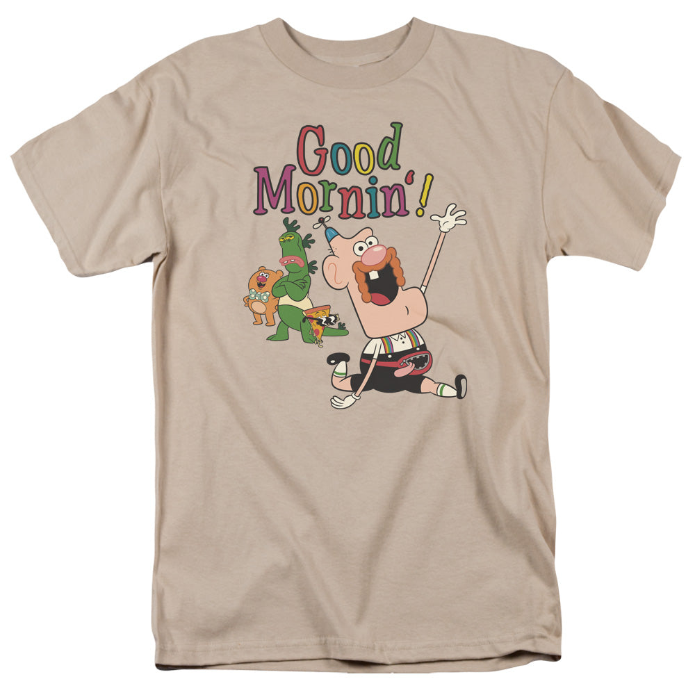 UNCLE GRANDPA/GOOD MORNIN - S/S ADULT 18/1 - SAND