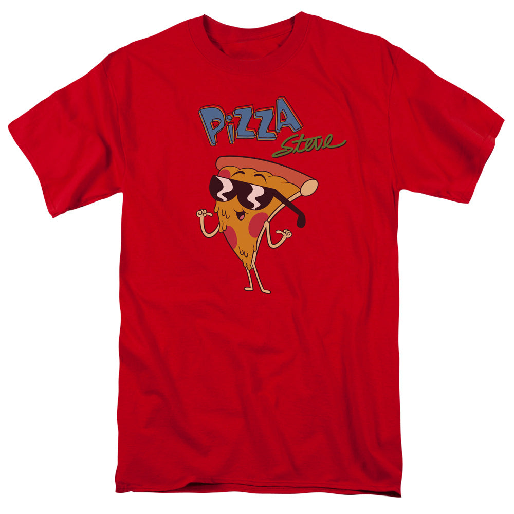 UNCLE GRANDPA/PIZZA STEVE - S/S ADULT 18/1 - RED