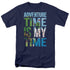 ADVENTURE TIME/MY TIME - S/S ADULT 18/1 - NAVY