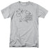 JOHNNY BRAVO/JB LINE ART - S/S ADULT 18/1 - ATHLETIC HEATHER