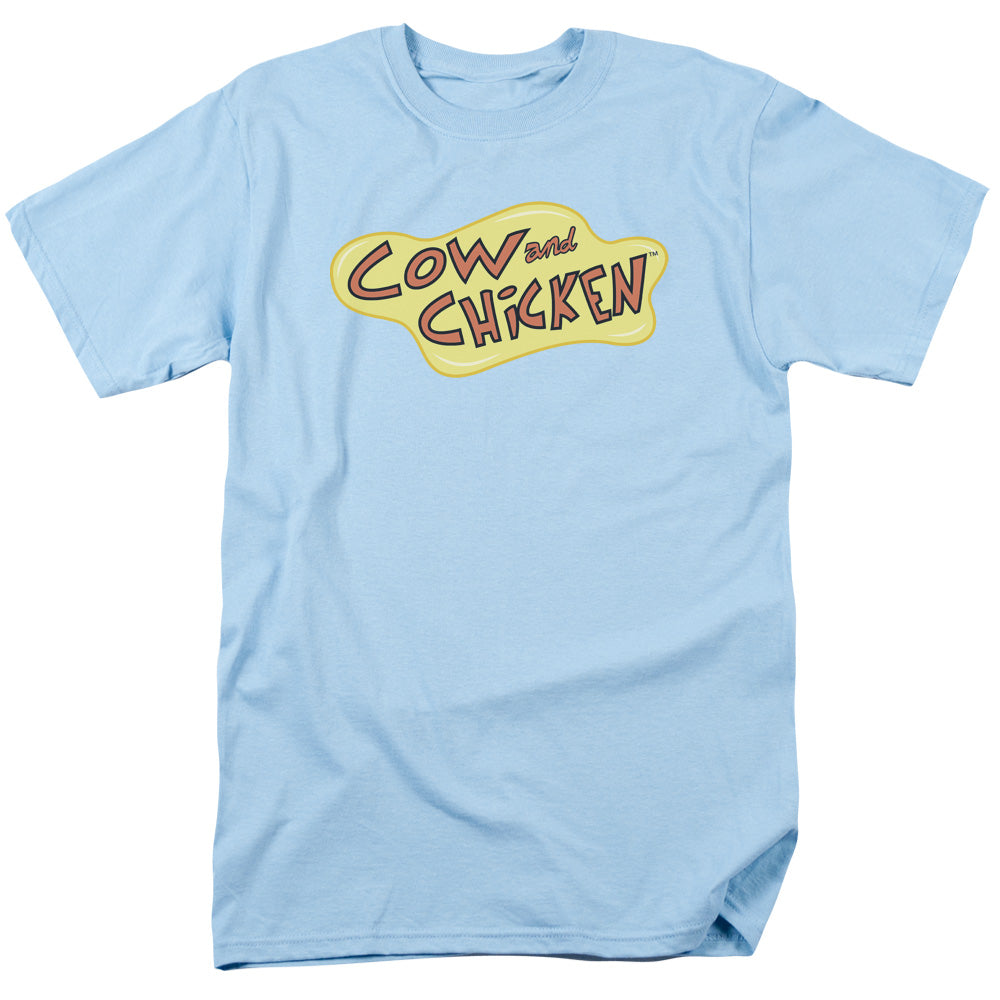 COW AND CHICKEN/COW CHICKEN LOGO - S/S ADULT 18/1 - LIGHT BLUE