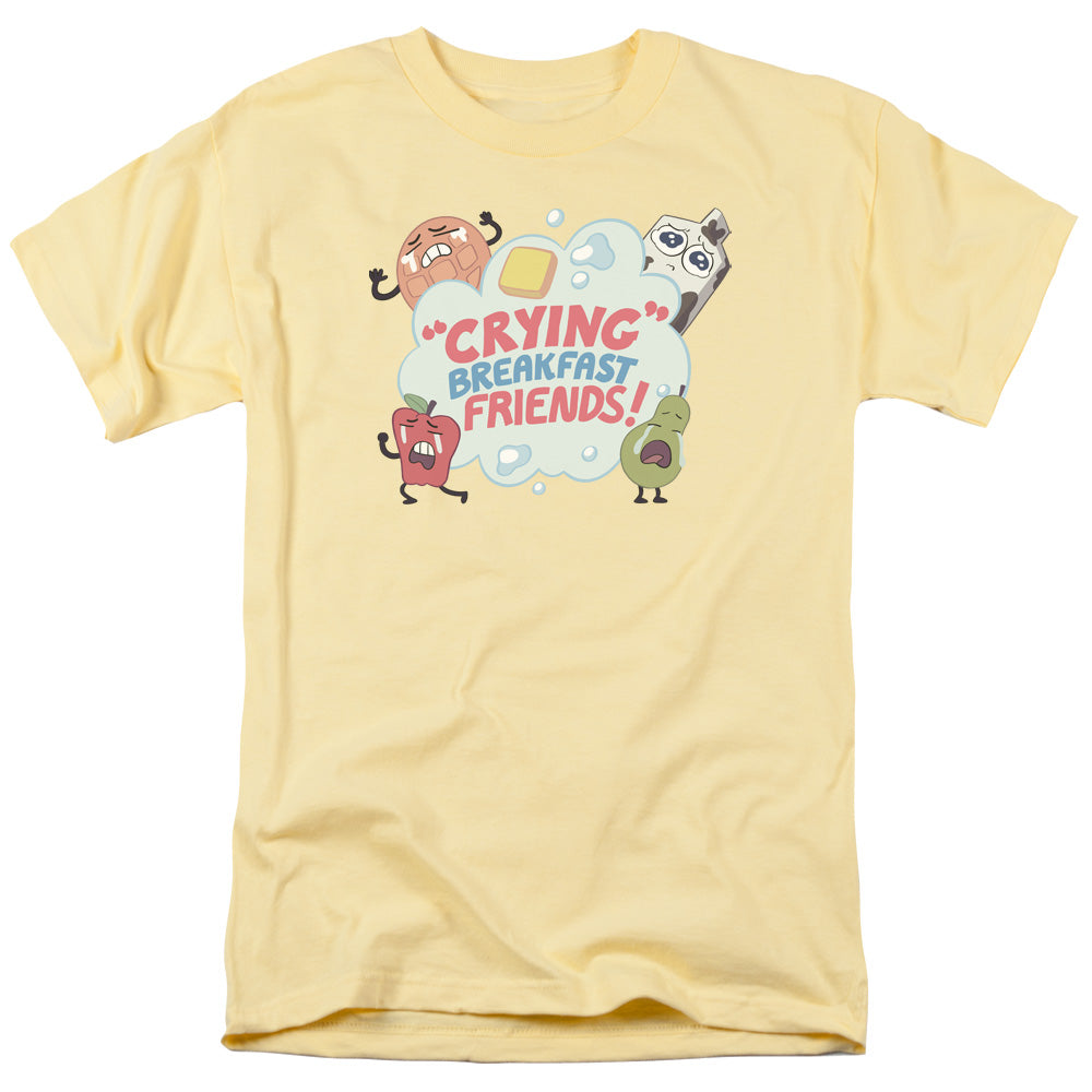 STEVEN UNIVERSE/CRYING BREAKFAST FRIENDS - S/S ADULT 18/1 - BANANA