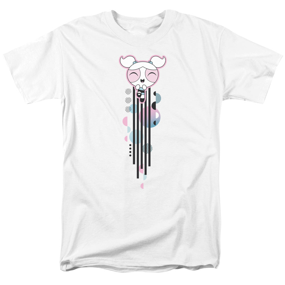 POWERPUFF GIRLS/BUBBLES STREAK - S/S ADULT 18/1 - WHITE